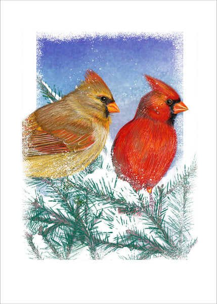 R840 Winter Companions - Art Notecards